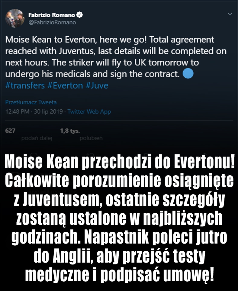 Moise Kean ZMIENIA KLUB!